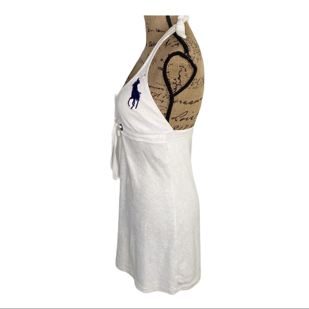 Ralph Lauren Terry Cloth Halter Dress Medium - Picture 3 of 5